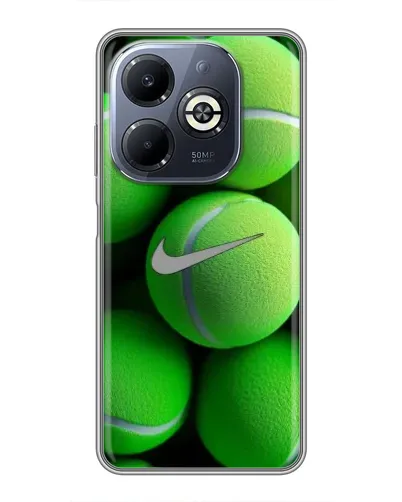 Чехол для Infinix Smart 8 Plus с картинкой «Теннисные мячи Найк»