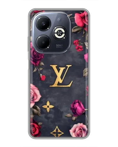 Чехол для Infinix Smart 8 Plus с картинкой «Цветочный Louis Vuitton» Чехол для Infinix Smart 8 Plus с картинкой «Цветочный Louis Vuitton»