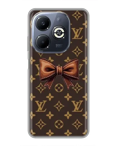 Чехол для Infinix Smart 8 Plus с картинкой «LV с бантом» Чехол для Infinix Smart 8 Plus с картинкой «LV с бантом»
