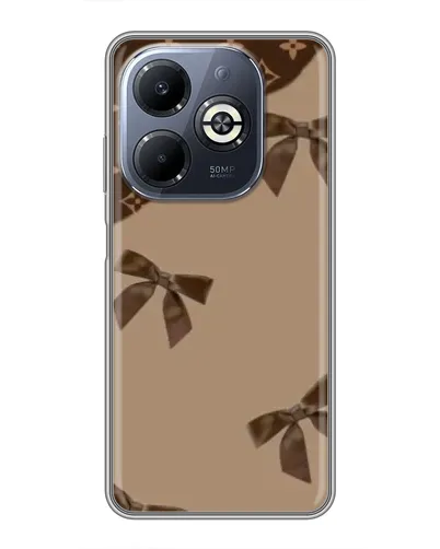 Чехол для Infinix Smart 8 Plus с картинкой «LV — кофейный атлас» Чехол для Infinix Smart 8 Plus с картинкой «LV — кофейный атлас»