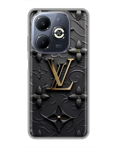 Чехол для Infinix Smart 8 Plus с картинкой «Кожаная текстура LV» Чехол для Infinix Smart 8 Plus с картинкой «Кожаная текстура LV»