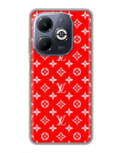 Чехол для Infinix Smart 8 Plus с картинкой «Яркий паттерн LV» Чехол для Infinix Smart 8 Plus с картинкой «Яркий паттерн LV»