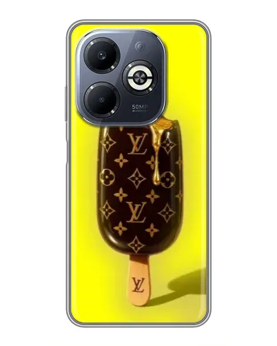 Чехол для Infinix Smart 8 Plus с картинкой «Мороженое от LV» Чехол для Infinix Smart 8 Plus с картинкой «Мороженое от LV»