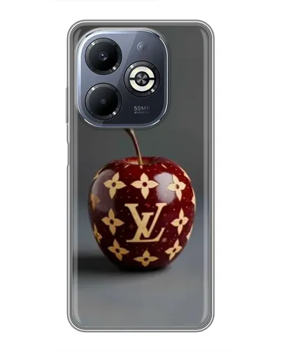 Чехол для Infinix Smart 8 Plus с картинкой «Красное яблоко LV» Чехол для Infinix Smart 8 Plus с картинкой «Красное яблоко LV»