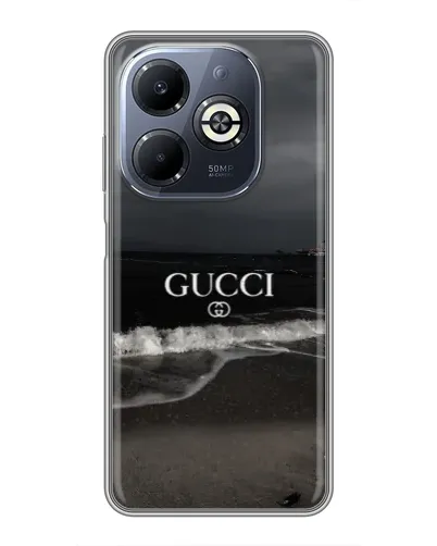Чехол для Infinix Smart 8 Plus с картинкой «Gucci — морской прибой»