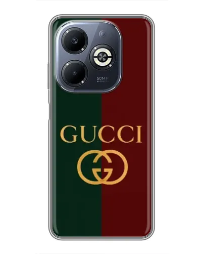 Чехол для Infinix Smart 8 Plus с картинкой «Gucci — темно-зеленый градиент» Чехол для Infinix Smart 8 Plus с картинкой «Gucci — темно-зеленый градиент»