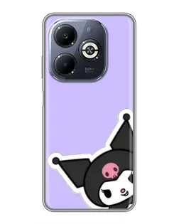 Чехол для Infinix Smart 8 Plus с картинкой «Забавная Kuromi»