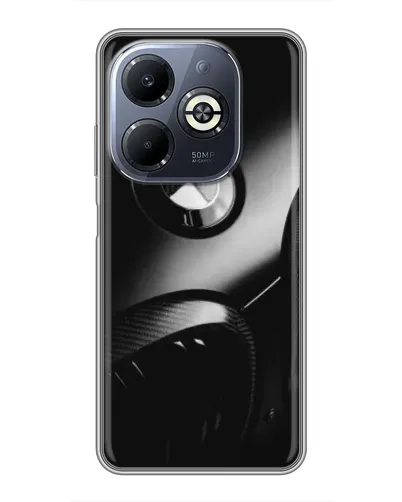 Чехол для Infinix Smart 8 Plus с картинкой «Эмблема BMW — макро»