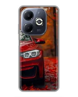 Чехол для Infinix Smart 8 Plus с картинкой «Осенняя BMW M4»