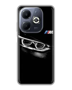 Чехол для Infinix Smart 8 Plus с картинкой «BMW — взгляд тигра»