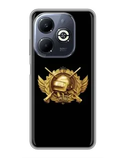 Чехол для Infinix Smart 8 Plus с картинкой «PUBG — оранжевый градиент» Чехол для Infinix Smart 8 Plus с картинкой «PUBG — оранжевый градиент»