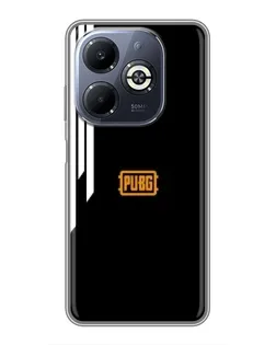 Чехол для Infinix Smart 8 Plus с картинкой «PUBG — вертикальные линии» Чехол для Infinix Smart 8 Plus с картинкой «PUBG — вертикальные линии»