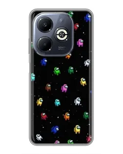 Чехол для Infinix Smart 8 Plus с картинкой «Экипаж Among Us» Чехол для Infinix Smart 8 Plus с картинкой «Экипаж Among Us»