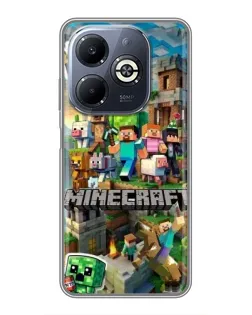 Чехол для Infinix Smart 8 Plus с картинкой «Замок Minecraft» Чехол для Infinix Smart 8 Plus с картинкой «Замок Minecraft»