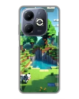Чохол для Infinix Smart 8 Plus з картинкою «Minecraft літній день»