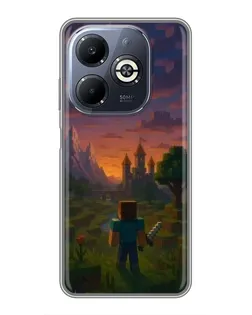 Чохол для Infinix Smart 8 Plus з картинкою «Стів біля вежі»