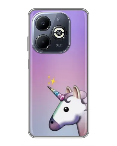 Чехол для Infinix Smart 8 Plus с картинкой «Единорог градиент» Чехол для Infinix Smart 8 Plus с картинкой «Единорог градиент»