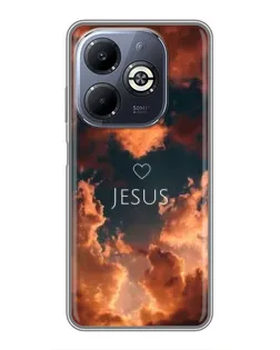 Чохол для Infinix Smart 8 Plus з картинкою «Сяйво Імені Jesus» Чохол для Infinix Smart 8 Plus з картинкою «Сяйво Імені Jesus»