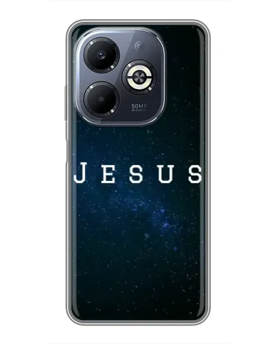 Чехол для Infinix Smart 8 Plus с картинкой «Звездное небо Jesus»