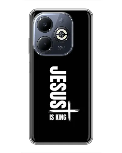 Чехол для Infinix Smart 8 Plus с картинкой «Вертикаль веры Jesus»