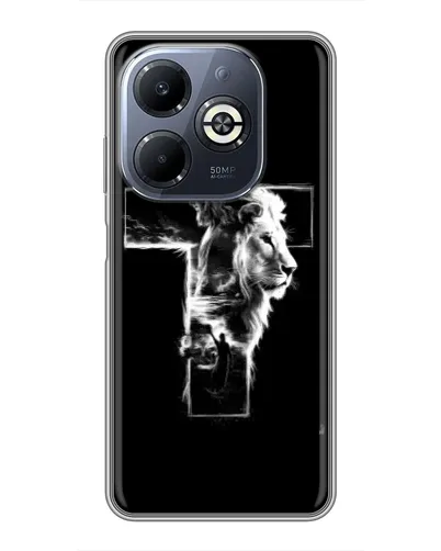 Чехол для Infinix Smart 8 Plus с картинкой «Сияющий крест Jesus» Чехол для Infinix Smart 8 Plus с картинкой «Сияющий крест Jesus»