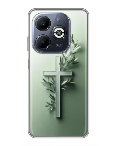 Чехол для Infinix Smart 8 Plus с картинкой «Оливковая ветвь» Чехол для Infinix Smart 8 Plus с картинкой «Оливковая ветвь»