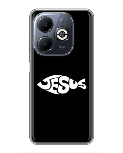 Чехол для Infinix Smart 8 Plus с картинкой «Рыба Jesus» Чехол для Infinix Smart 8 Plus с картинкой «Рыба Jesus»