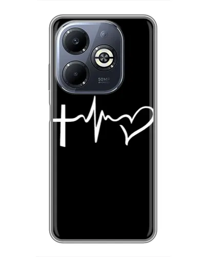 Чехол для Infinix Smart 8 Plus с картинкой «Пульс веры» Чехол для Infinix Smart 8 Plus с картинкой «Пульс веры»