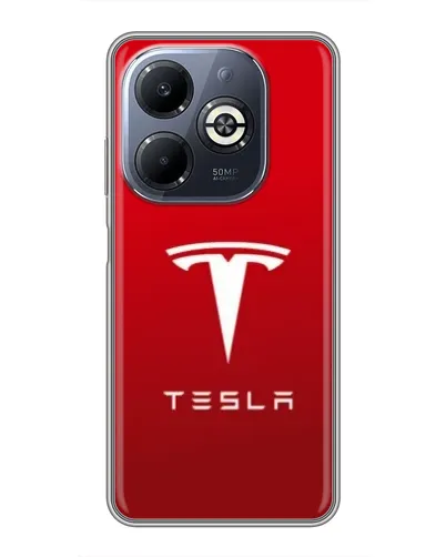 Чехол для Infinix Smart 8 Plus с картинкой «Tesla Red Classic»