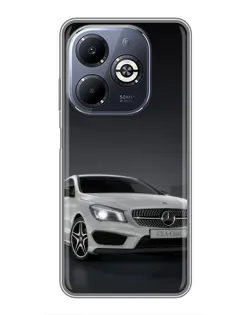 Чохол для Infinix Smart 8 Plus з картинкою «Mercedes AMG GT Silver»