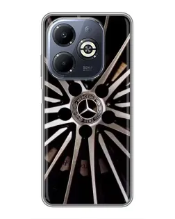 Чехол для Infinix Smart 8 Plus с картинкой «Диск Mercedes»