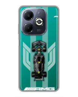 Чехол для Infinix Smart 8 Plus с картинкой «Mercedes AMG Petronas»