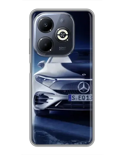 Чехол для Infinix Smart 8 Plus с картинкой «Mercedes EQ — будущее»