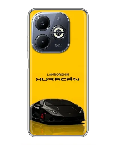 Чехол для Infinix Smart 8 Plus с картинкой «Lamborghini Huracan черный» Чехол для Infinix Smart 8 Plus с картинкой «Lamborghini Huracan черный»