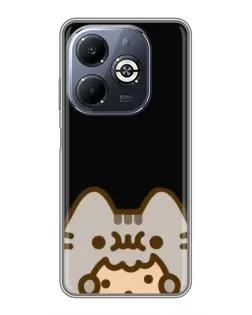 Чохол для Infinix Smart 8 Plus з картинкою «Пушин на чорному»