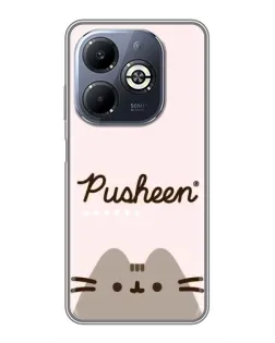 Чохол для Infinix Smart 8 Plus з картинкою «Pusheen логотип»