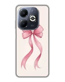 Чехол для Infinix Smart 8 Plus с картинкой «Розовый бант»