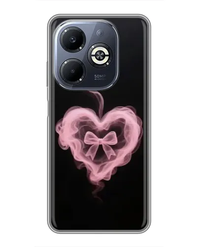 Чехол для Infinix Smart 8 Plus с картинкой «Дымчатое сердце»