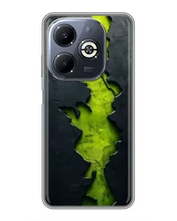 Чохол для Infinix Smart 8 Plus з картинкою «Салатовий розлом скелі» Чохол для Infinix Smart 8 Plus з картинкою «Салатовий розлом скелі»