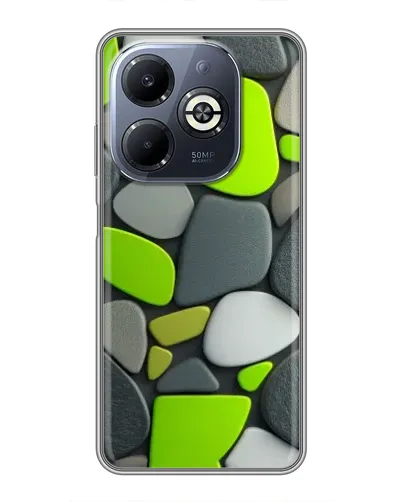 Чехол для Infinix Smart 8 Plus с картинкой «Яркая неоновая галька» Чехол для Infinix Smart 8 Plus с картинкой «Яркая неоновая галька»