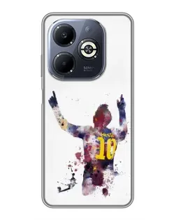 Чехол для Infinix Smart 8 Plus с картинкой «Акварельный Месси Барселона» Чехол для Infinix Smart 8 Plus с картинкой «Акварельный Месси Барселона»