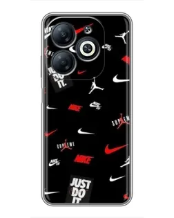 Чехол для Infinix Smart 8 с картинкой «Nike Mix Pattern» Чехол для Infinix Smart 8 с картинкой «Nike Mix Pattern»