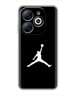 Чехол для Infinix Smart 8 с картинкой «Jordan Silhouette» Чехол для Infinix Smart 8 с картинкой «Jordan Silhouette»