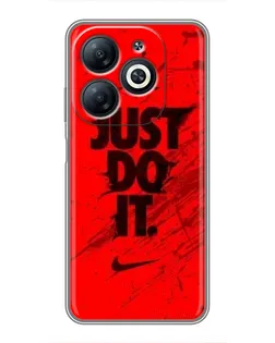 Чехол для Infinix Smart 8 с картинкой «Nike Just Do It» Чехол для Infinix Smart 8 с картинкой «Nike Just Do It»