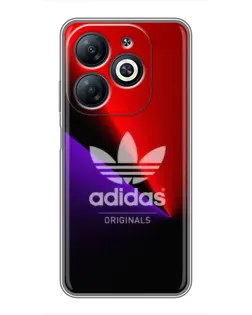 Чохол для Infinix Smart 8 з картинкою «Adidas Red Neon» Чохол для Infinix Smart 8 з картинкою «Adidas Red Neon»