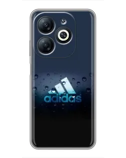 Чехол для Infinix Smart 8 с картинкой «Adidas Water Drops» Чехол для Infinix Smart 8 с картинкой «Adidas Water Drops»