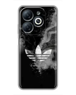 Чехол для Infinix Smart 8 с картинкой «Абстрактный дым Adidas» Чехол для Infinix Smart 8 с картинкой «Абстрактный дым Adidas»