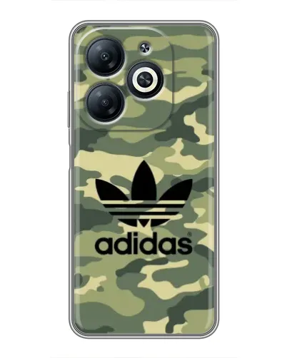 Чехол для Infinix Smart 8 с картинкой «Милитари стиль Adidas»