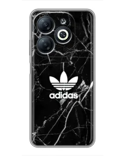 Чехол для Infinix Smart 8 с картинкой «Белый мрамор Adidas» Чехол для Infinix Smart 8 с картинкой «Белый мрамор Adidas»