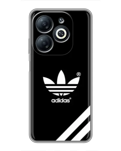 Чехол для Infinix Smart 8 с картинкой «Adidas с диагональными полосами»